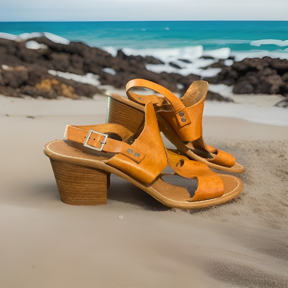 Elegant Tan Leather Sandals